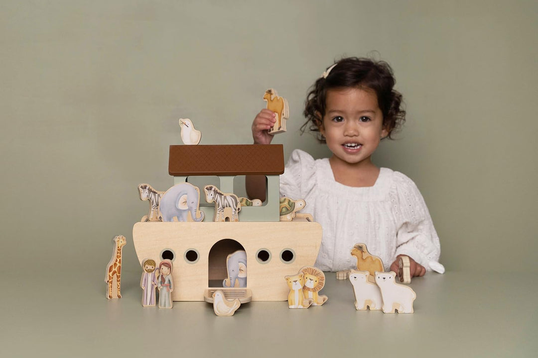 Little Dutch 7055 FSC Holz Spielset Arche Noah