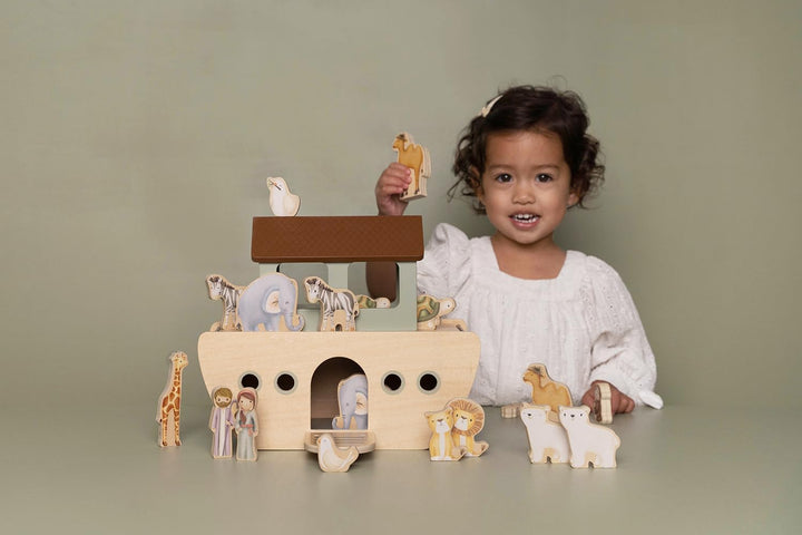 Little Dutch 7055 FSC Holz Spielset Arche Noah