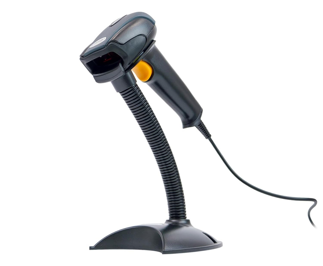 Automatisches Barcode-Lesegerät mit USB, Barcodescanner zum freihändigen Lesen von Strichcode mit ve