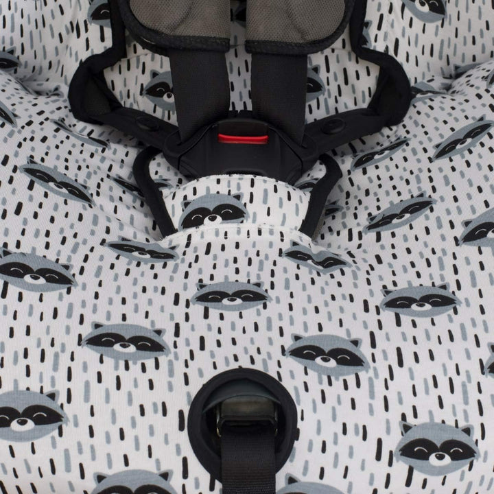 JYOKO KIDS Bezug für Autositze kompatibel mit Besafe Izi Plus (Raccoon), Raccoon