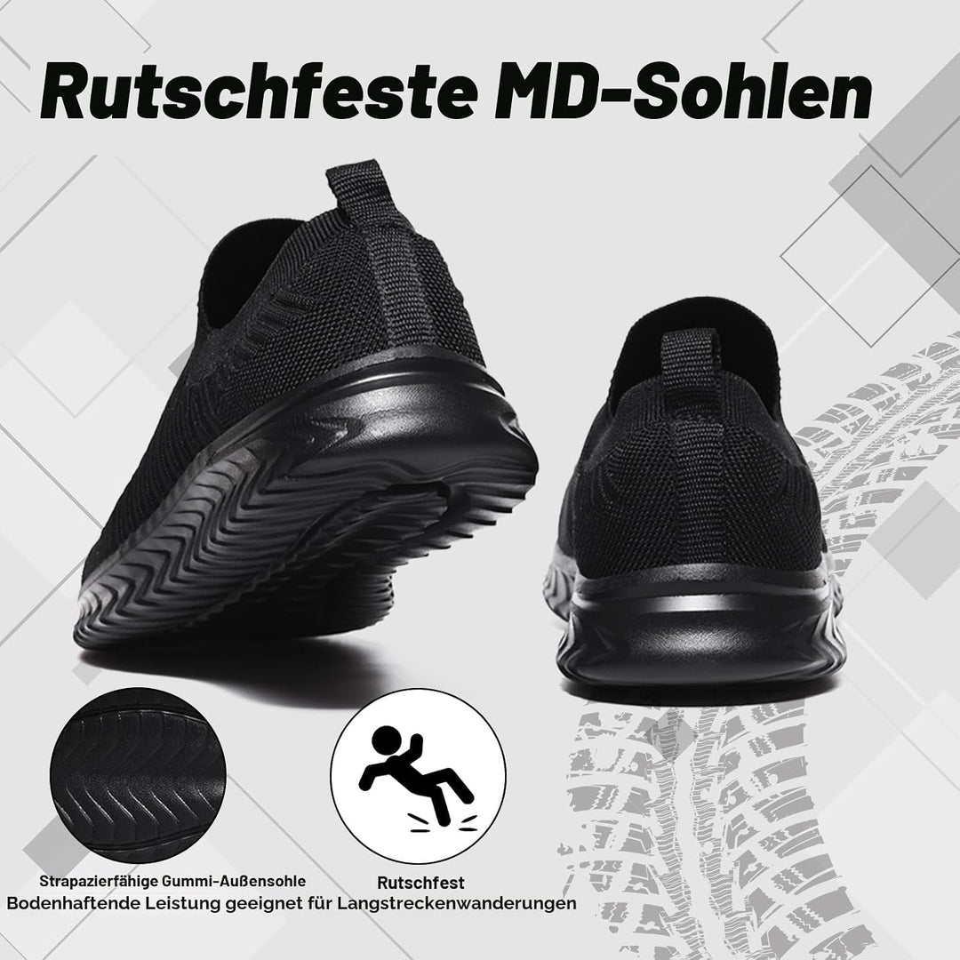 Slip On Sneakers Herren Damen Nurse Schuhe Walkingschuhe Outdoor Turnschuhe Sportschuhe Gym Bequem L