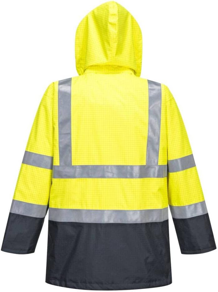 Portwest Bizflame Regen Warnschutz Multi-Norm Jacke, Grösse: XXXL, Farbe: Gelb/Marine, S779YNRXXXL 3