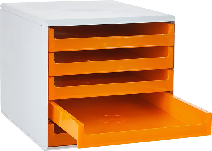 keine Marke 30050913 Schubladenbox orange-transpare