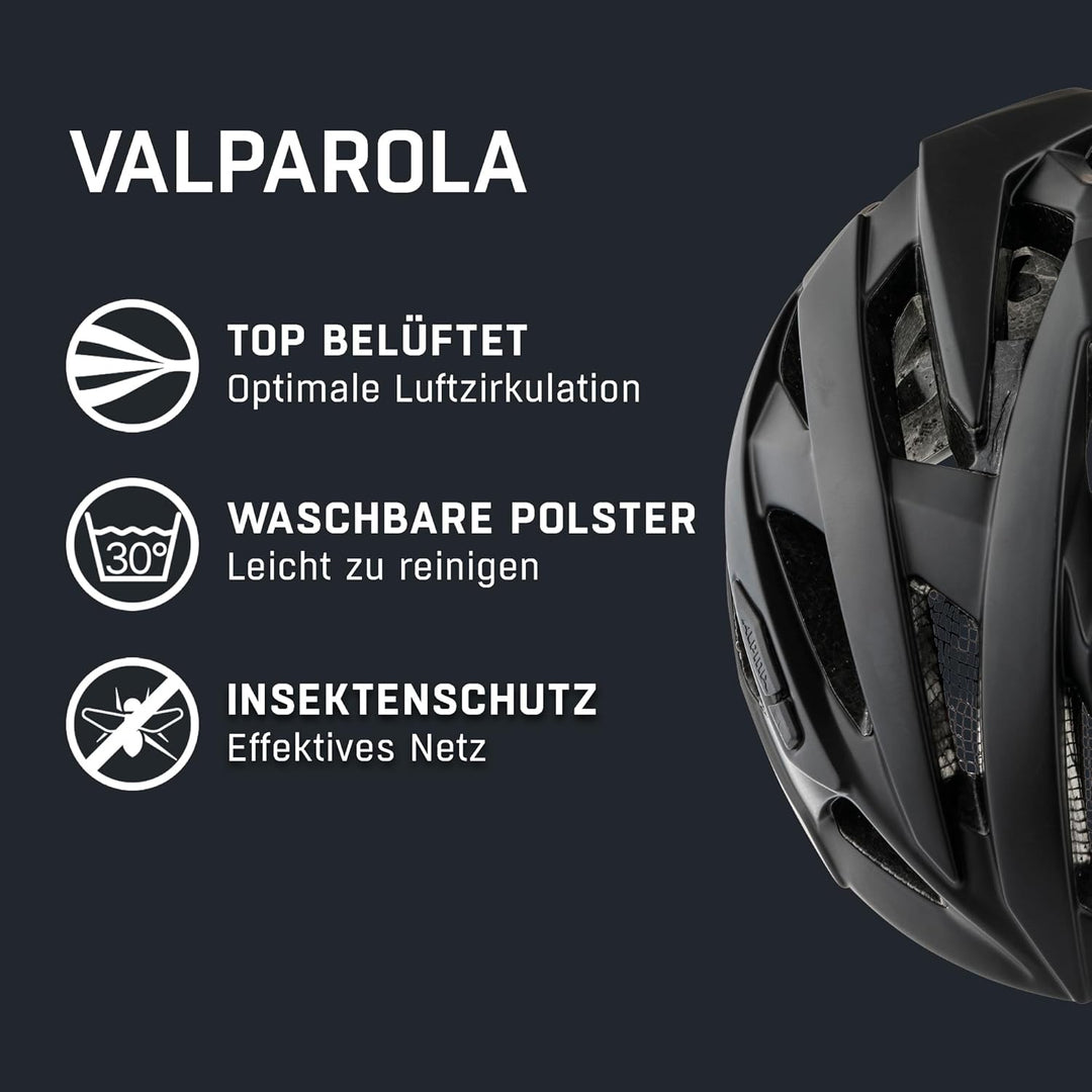 ALPINA VALPAROLA - Stossabsorbierender, Optimal Klimatisierter & Leichter Fahrradhelm Mit Antibakter