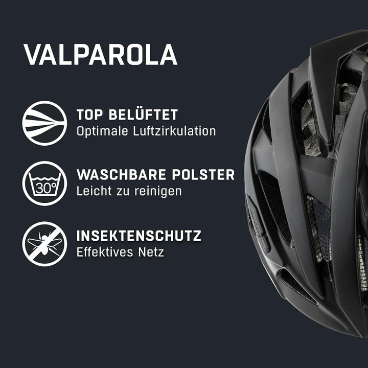 ALPINA VALPAROLA - Stossabsorbierender, Optimal Klimatisierter & Leichter Fahrradhelm Mit Antibakter