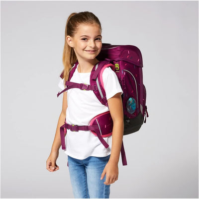 ergobag cubo Set - ergonomischer Schulrucksack, Set 5-teilig Einheitsgrösse Der NussknackBär -