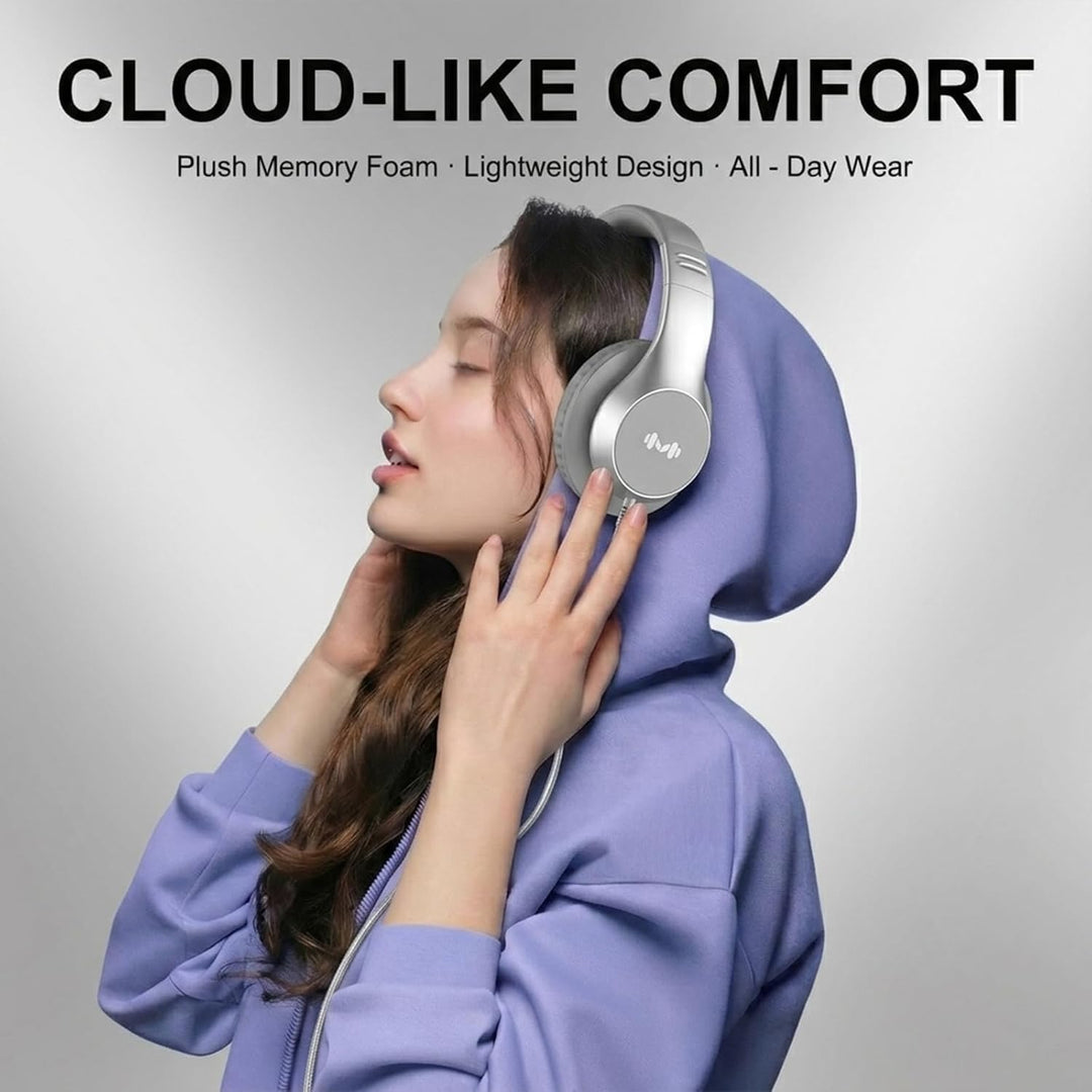 Kabelgebundene Over-Ear-Kopfhörer mit USB-C-Adapter und 3,5-mm-Klinke, Mikrofon, In-Line-Steuerung,
