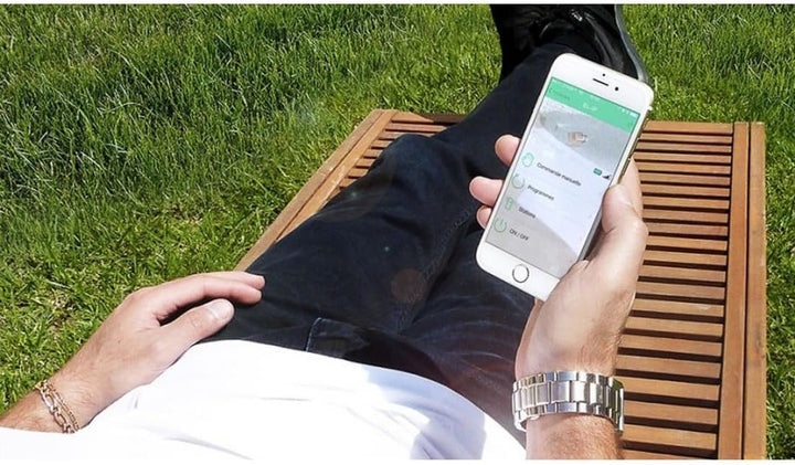 GNCGarden Solem DC 1 Stationen Bluetooth-gesteuerter Programmierer für die Bewässerung von Batterien