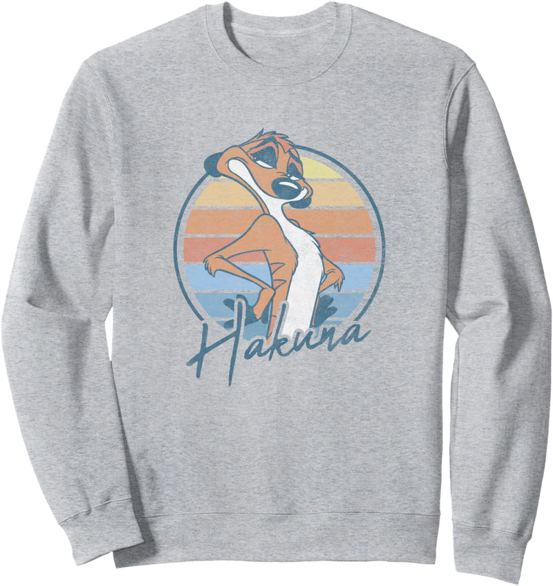 Disney The Lion King Timon Hakuna Retro Portrait Sweatshirt