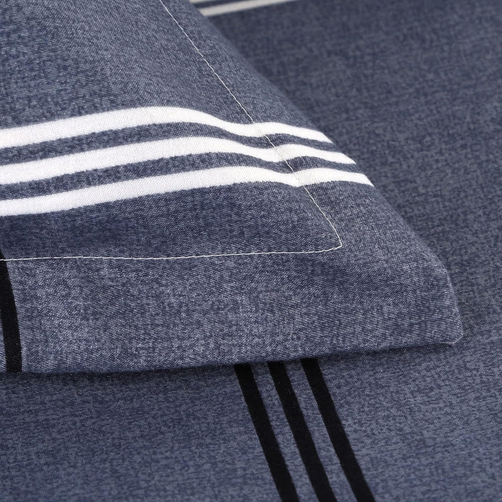 Homaxy Mikrofaser Bettwäsche 200x200cm mit Reissverschluss 3 TLG. Weiche Bettbezug Set Weisse Blätte