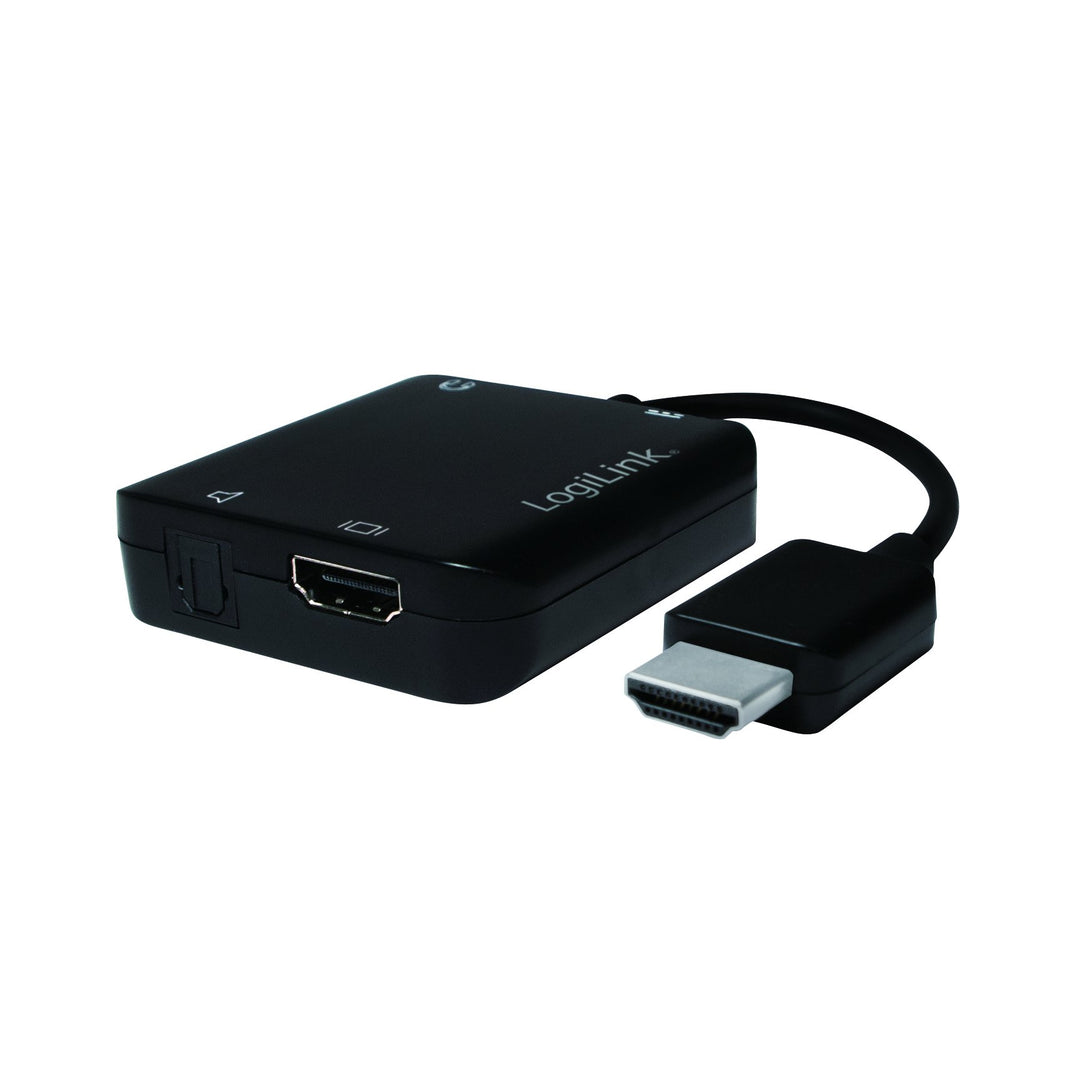 LogiLink CV0106, 4K x 2K HDMI Audio Extractor Converter, um Video- + Audiospuren zu trennen und über