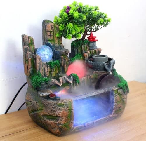 Ornament Wasserfall Wasserfall Büro Home Office Display Kreative Harz Hängende Geschenk Öffnen Dekor