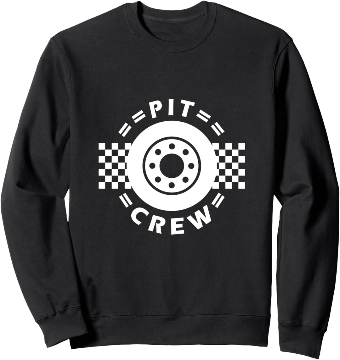 Pit Crew Race Car Gift Race Day Hosting Parties Sweatshirt