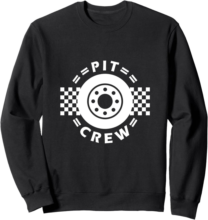 Pit Crew Race Car Gift Race Day Hosting Parties Sweatshirt