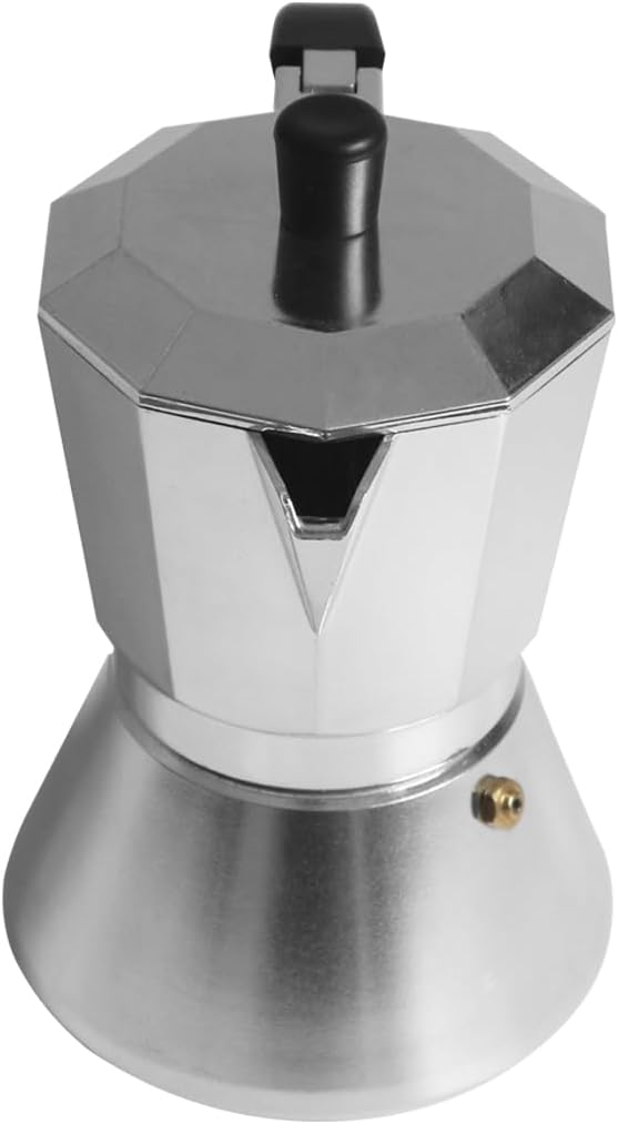PINTINOX Capri Full Induction, Espressokocher für 6 Tassen aus Aluminium, geeignet für alle Herdarte