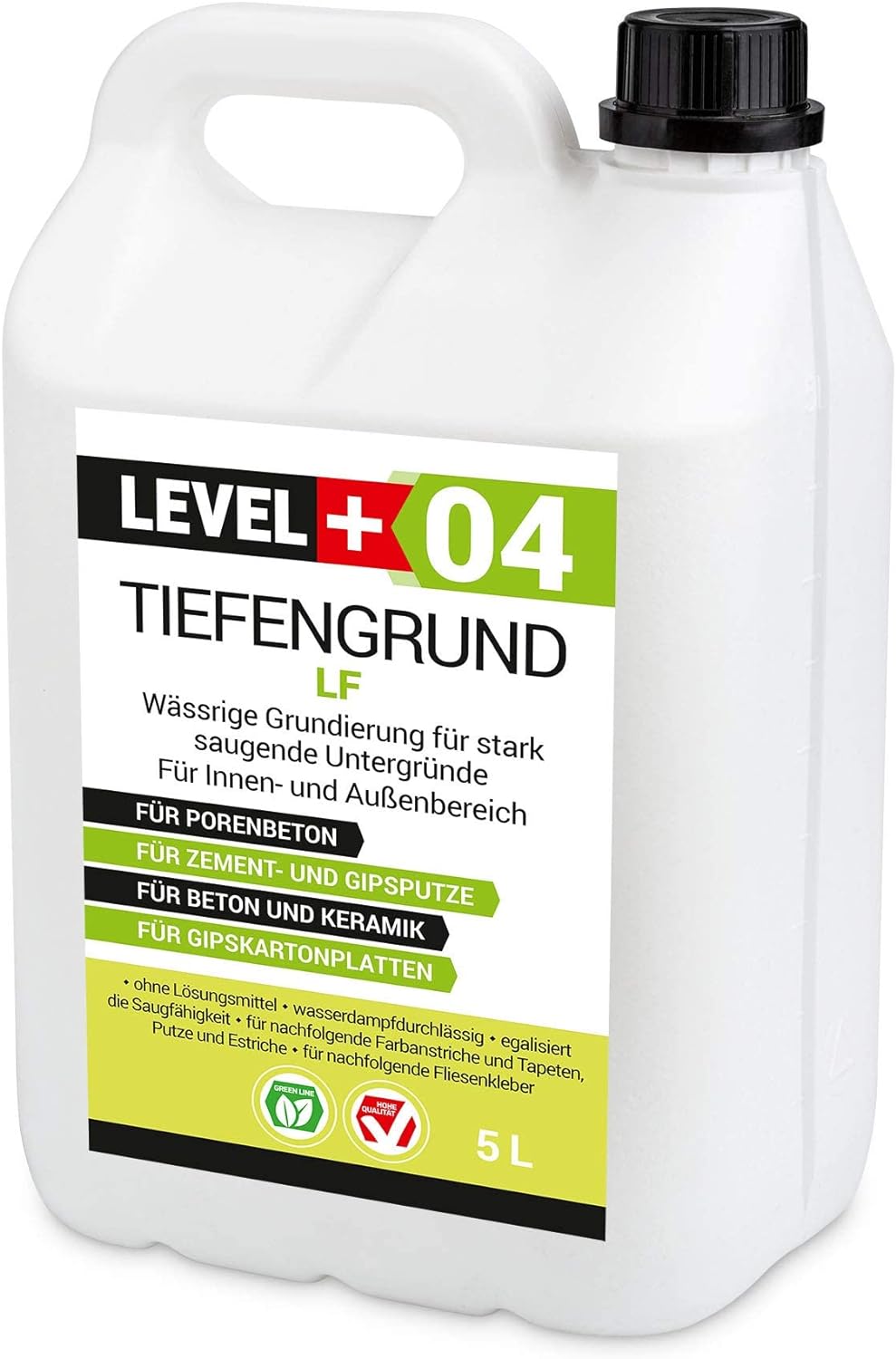 Set 20Kg Weiss Fertig Fliesenkleber Flexkleber + 5L Tiefengrund LF, LEVEL+ SET208