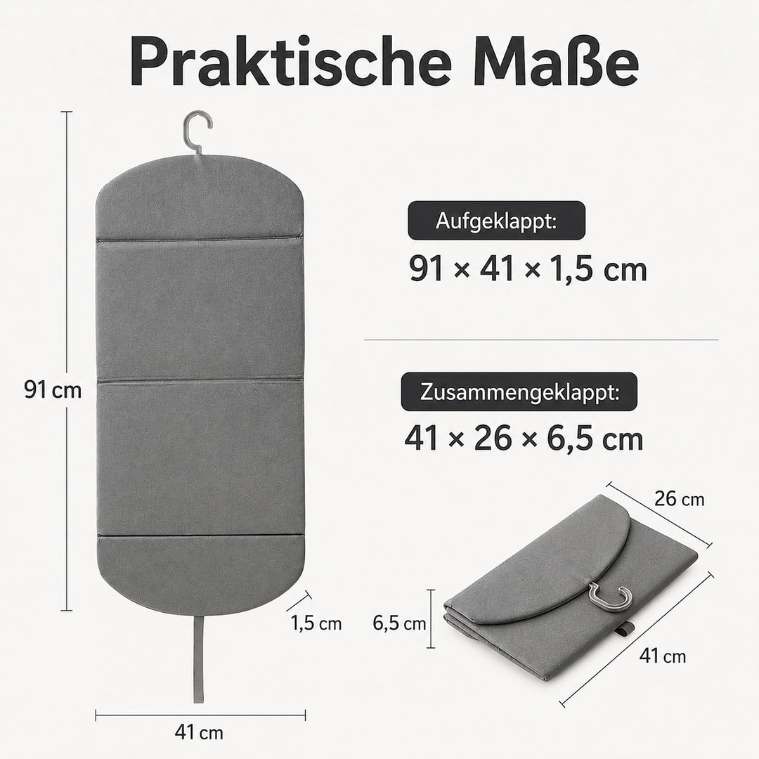 Faltbares Dampfbrett für Steamer und Dampfglätter, Hitzebeständiges Hänge-Bügelbrett für Kleidung, 3