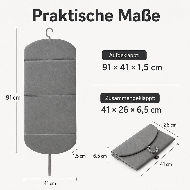 Faltbares Dampfbrett für Steamer und Dampfglätter, Hitzebeständiges Hänge-Bügelbrett für Kleidung, 3