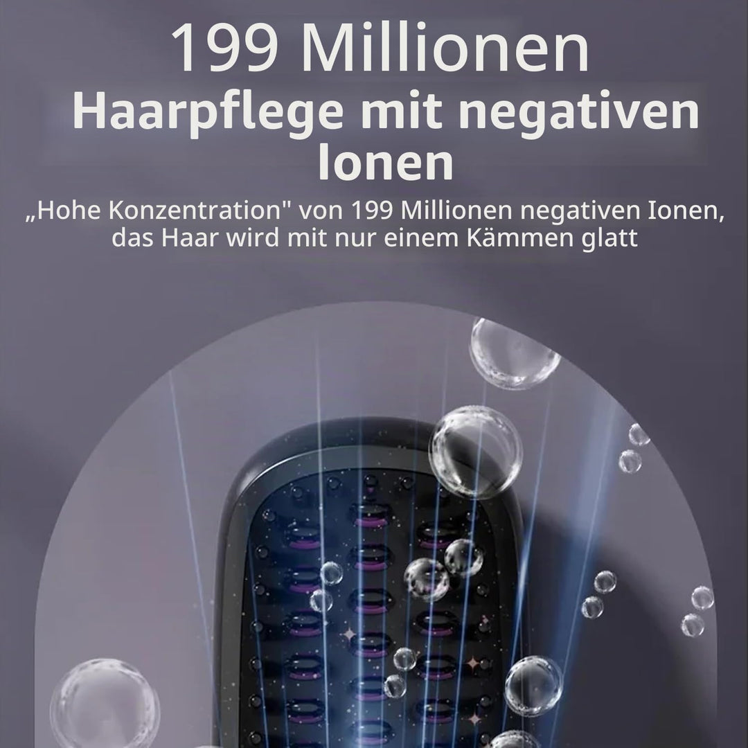 Stylingbürste Für Kurze Haare, Stylingbürste für Kurze Haare, Haarbürste Elektrisch Go Brush Pro Glä