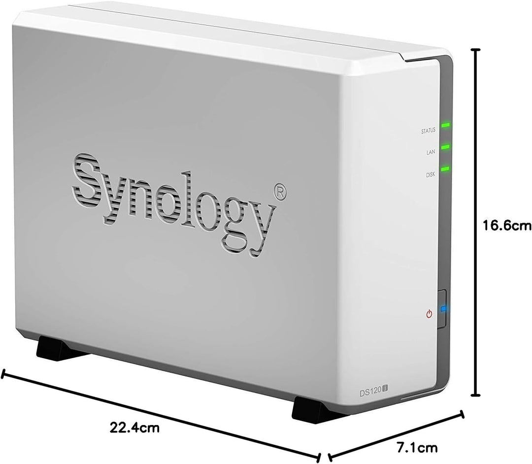 Synology Bundle DS120j-VAR-AMA NAS-Systeme4TB WD Red