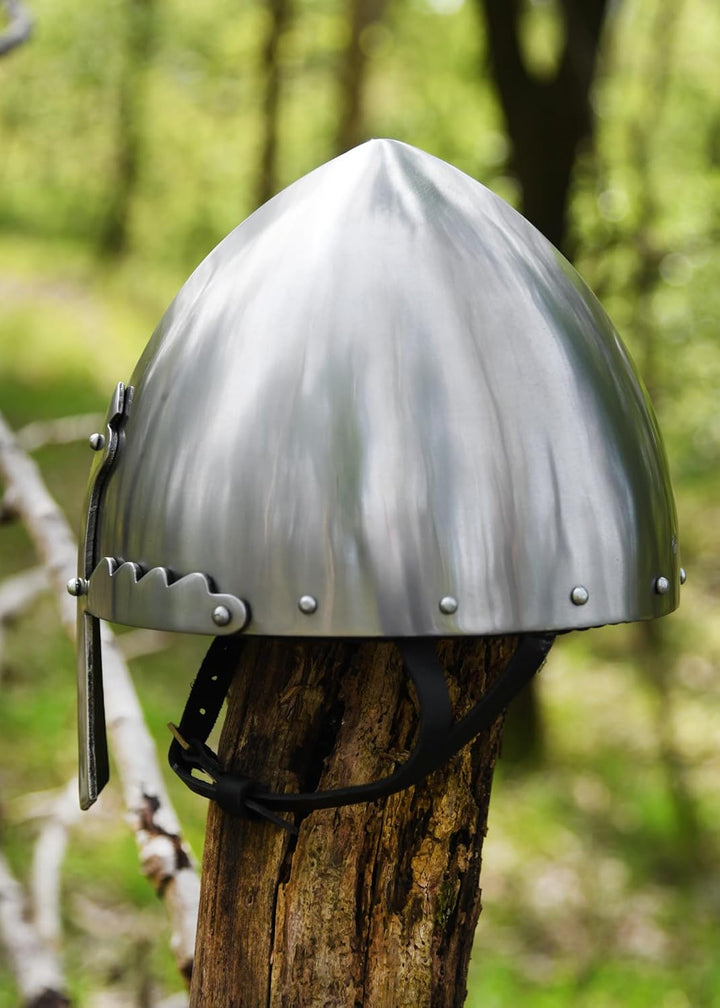 Ulfberth - Nasalhelm - St. Wencelass - Wenzelhelm - 2mm Stahl - Schaukampftauglich - Mittelalter - R