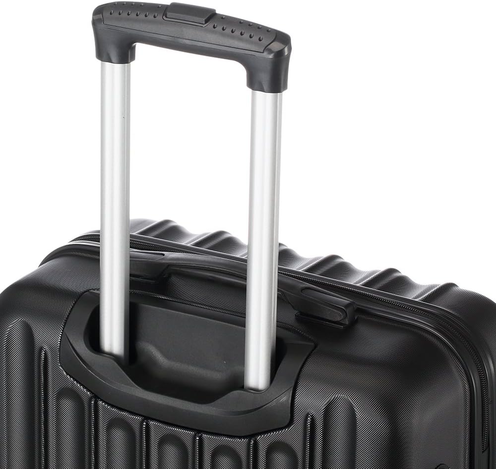 LALAHO Kofferset 3/4/5 teilig, Reisekoffer Set mit Kosmetikkoffer, Hartschalen Koffer Set aus ABS, G