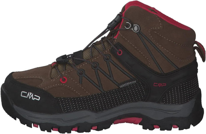 CMP Jungen Unisex Kinder Rigel Low Wmn Trekking Shoes Wp Wanderschuhe 29 EU Corteccia Begonia, 29 EU