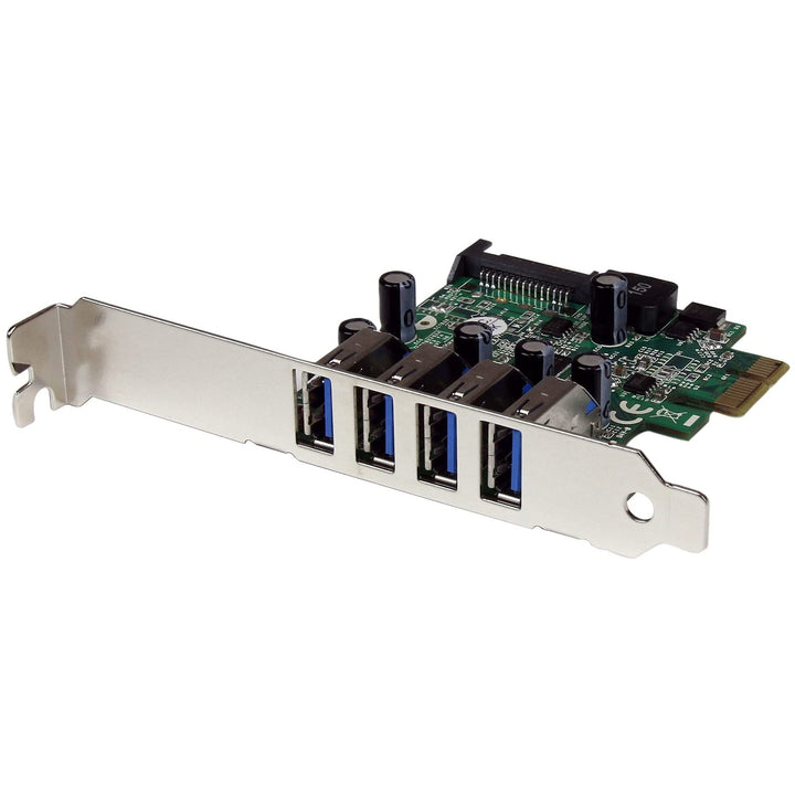StarTech.com 4 Port PCI Express USB 3.0 SuperSpeed Schnittstellenkarte mit UASP - SATA Strom - PCIe