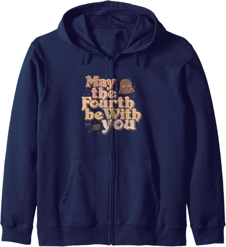 Star Wars May The Fourth Be With You Collage Kapuzenjacke