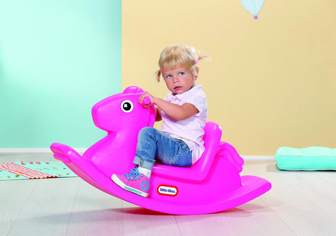Little Tikes Schaukelpferd - Spielzeug für Kleinkinder mit einfachen Griffen & stabilem Sattel. Lang