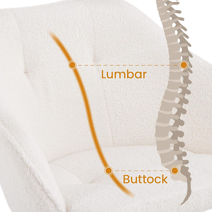 Yaheetech Bürostuhl Ergonomischer Schreibtischstuhl Drehstuhl Höhenverstellbar Computerstuhl mit Rol