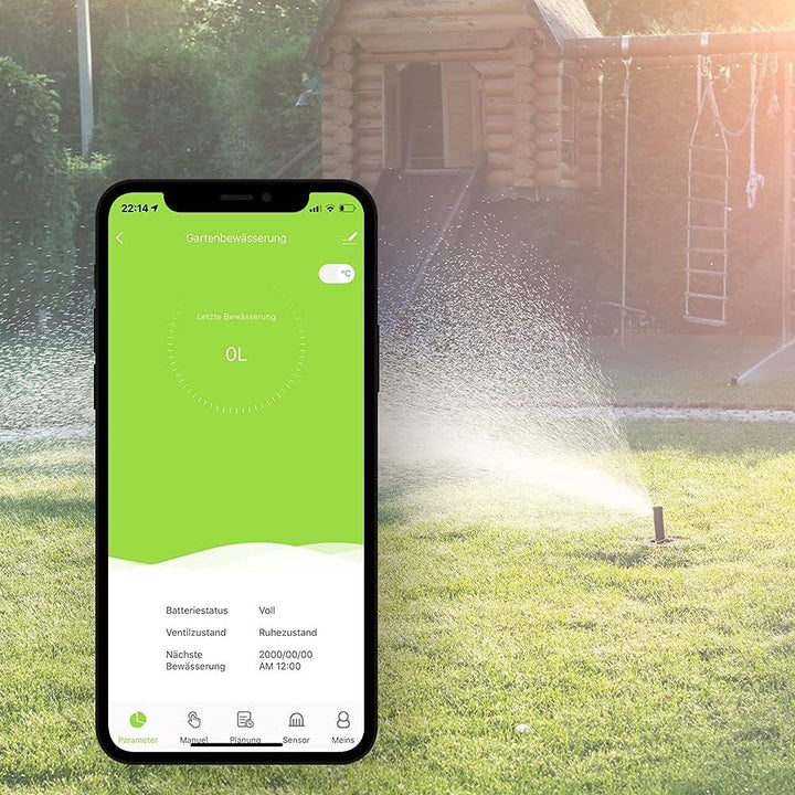Smartes Bewässerungssystem, Gartenbewässerung, Bewässerungscomputer WLAN mit Repeater, mit App, komp