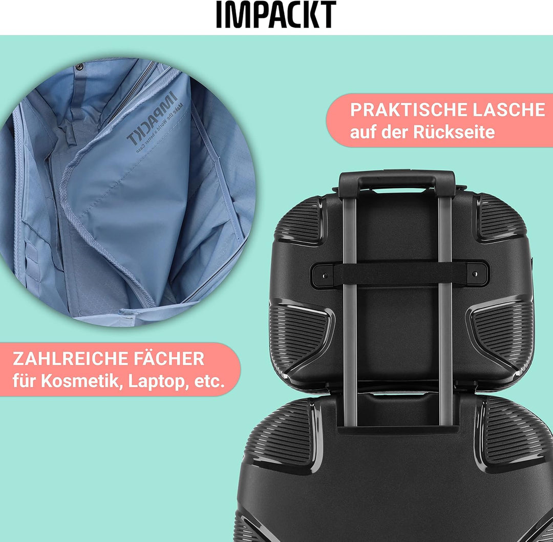 IMPACKT IP1 Beautycase, Iron Grey Unisex ONE Size Irongrey, Irongrey