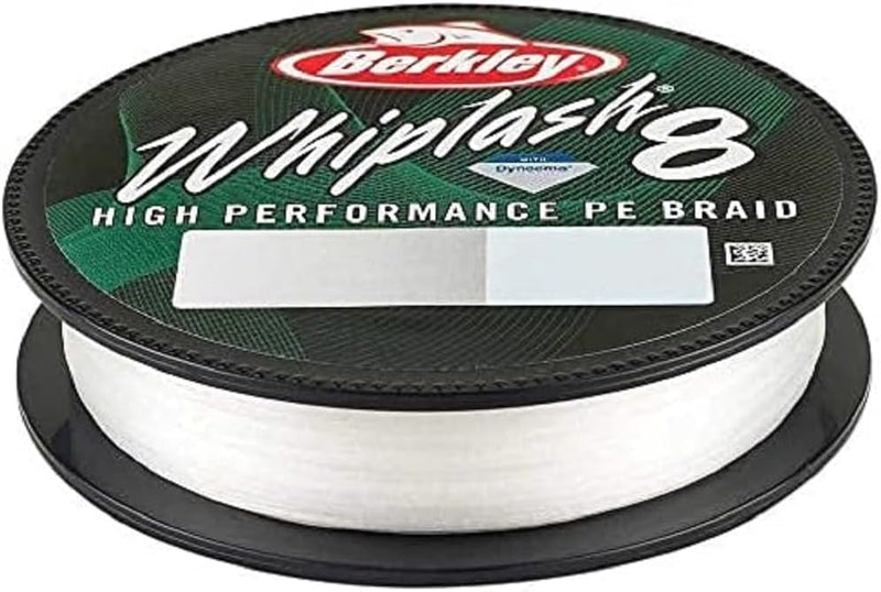 Berkley Whiplash 8 geflochtene Angelschnur – 100 % Dyneema 8-faches Geflecht für Salzwasser- und Süs