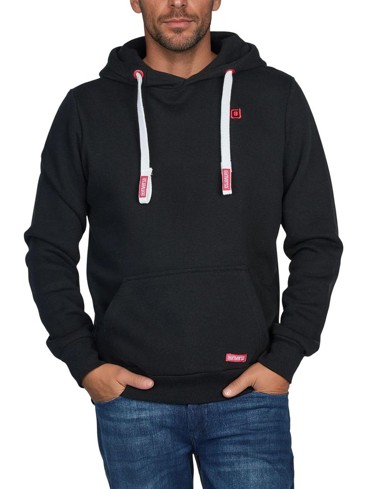 riverso Hoodie Herren Regular Fit RIVLinus Kapuzenpullover Pullover Sweatshirt Streetwear Grau Braun