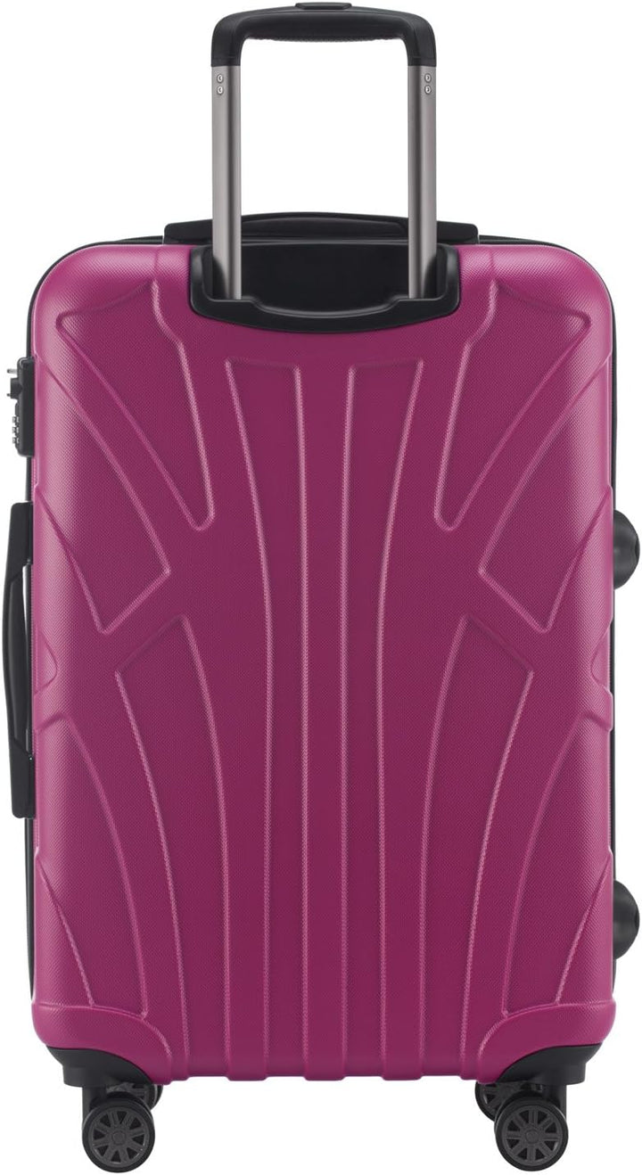suitline Hartschalen-Koffer Koffer Trolley Rollkoffer Reisekoffer, TSA, 66 cm, ca. 58 Liter, 100% AB