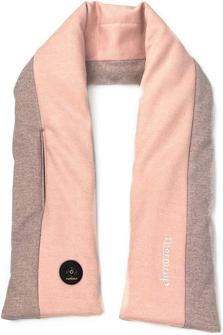 Thermrup Ferninfrarot Beheizbarer Schal mit 3-stufige Temperatureinstellung, Akkubetrieb Rosa, Rosa