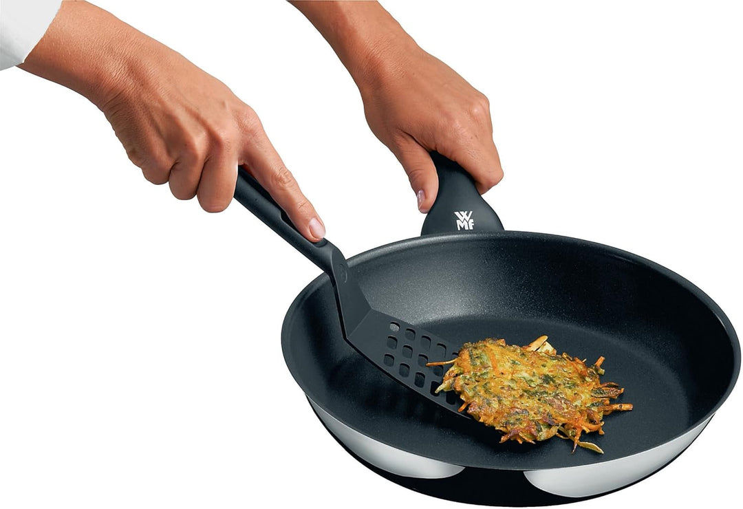 WMF Set 2-teilig Wok Induktion mit Glasdeckel 36 cm, Wokpfanne Induktion, Cromargan Edelstahl, spülm