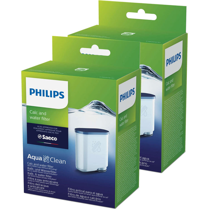 2 x Saeco AquaClean Kalk- und Wasserfilter