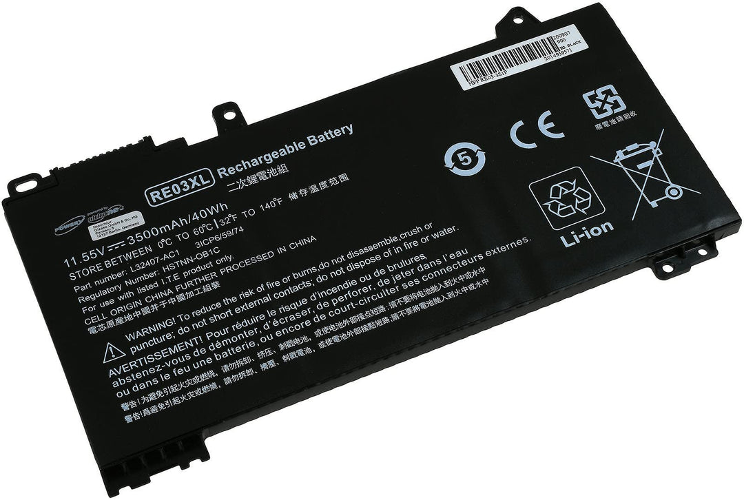 Akku für Laptop HP PROBOOK 430 G6-5PP40EA, 11,55V, Li-Polymer