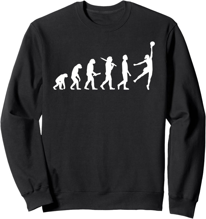Volleyball Evolution Geschenk für Volleyballspielerinnen Sweatshirt