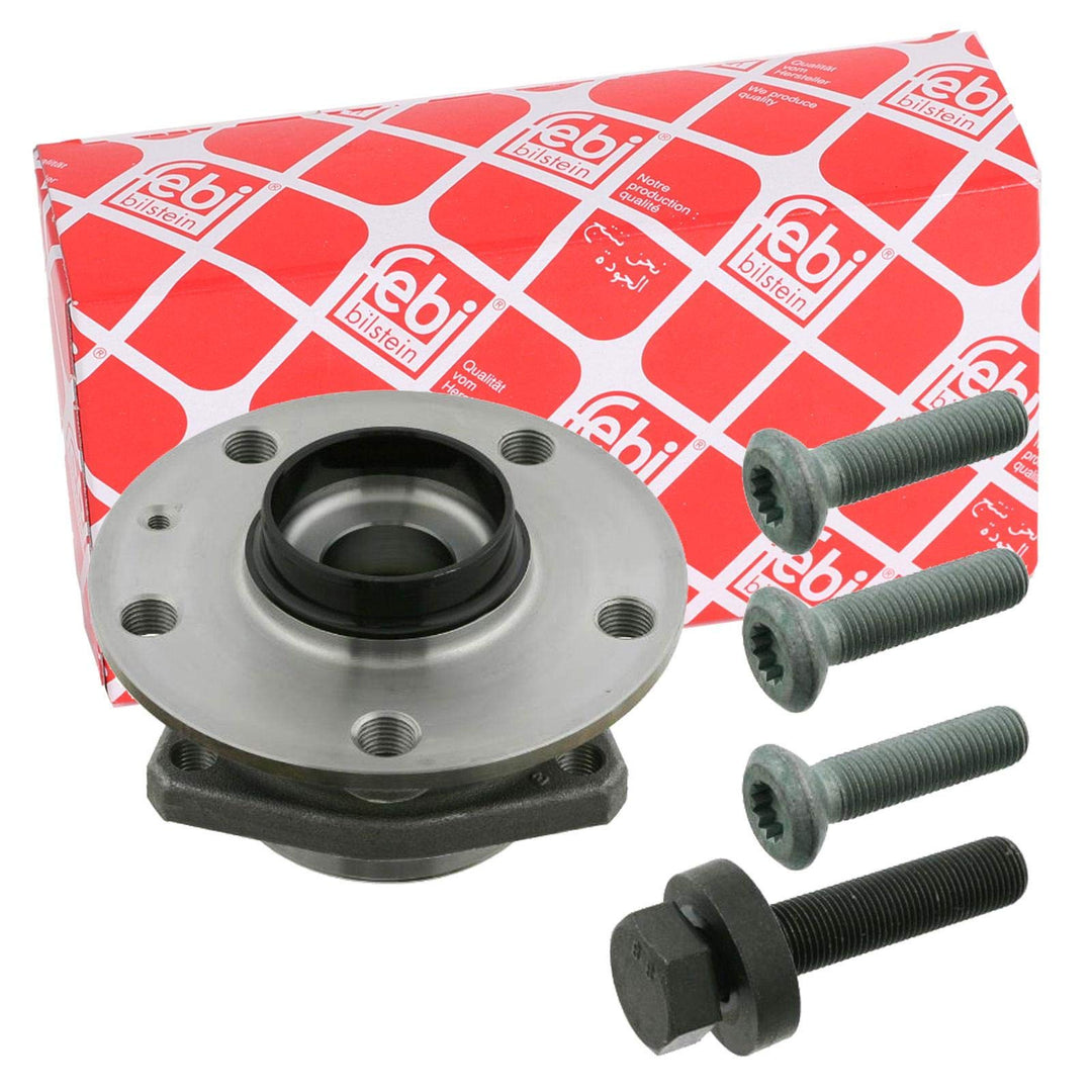 febi bilstein 27342 Radlagersatz mit Radnabe, Antriebswellenschraube und Befestigungsschrauben , 1 S