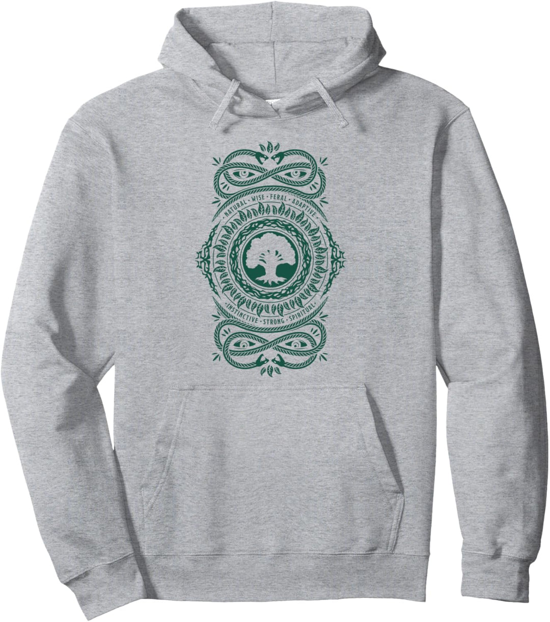 Magic: The Gathering Green Forest Mana Pullover Hoodie