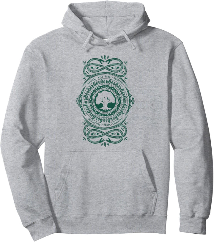 Magic: The Gathering Green Forest Mana Pullover Hoodie