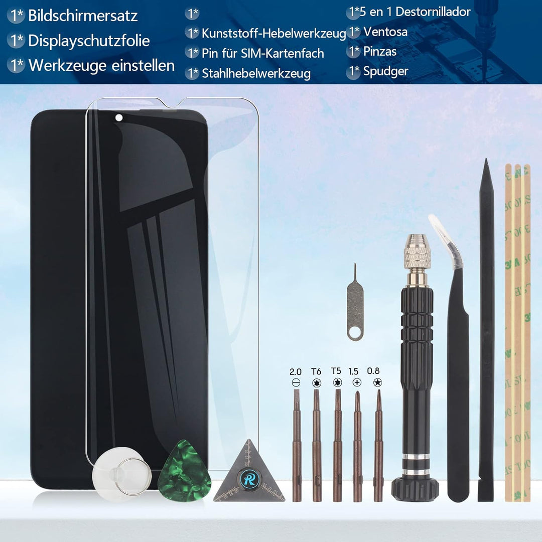 RongZy Kompatibel mit Huawei P Smart 2019/ P Smart 2020 / Maimang 8 /Enjoy 9S Ersatz Bildschirm LCD