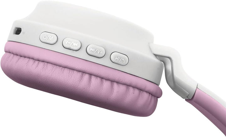 Lexibook - 2-in-1 Bluetooth Katzen-Headset - Stereo-Sound, kabellos, zusammenklappbar, verstellbar,