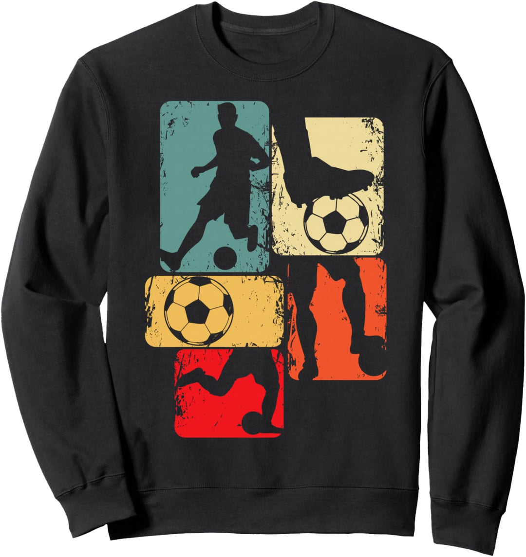 Fussball Fussballer Fussballspieler Jungen Kinder Sweatshirt