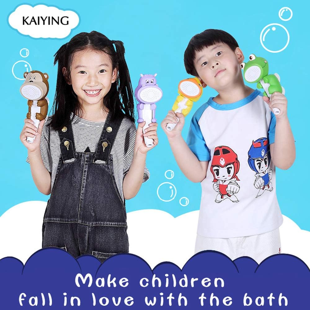 KAIYING Duschköpfe für Kinder, Cartoon Wasserfluss Sprühdusche, Duschaufsatz für Kleinkinder, Baby h