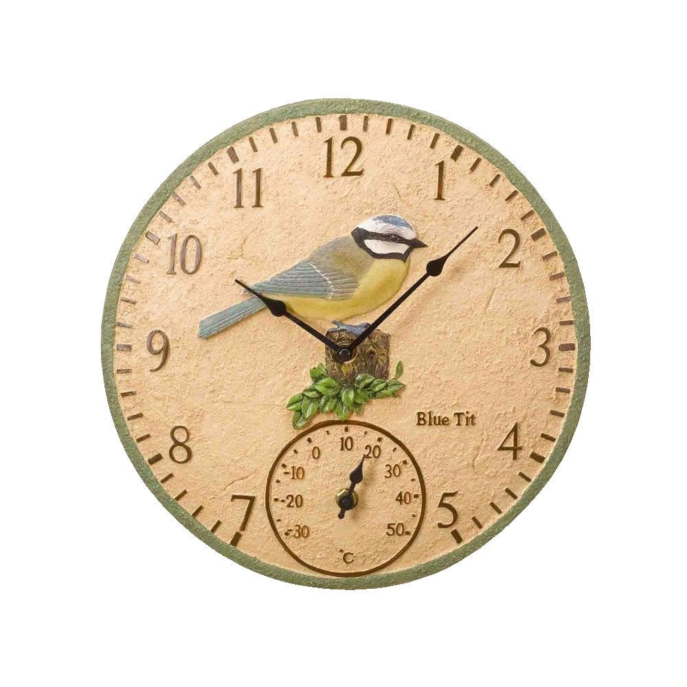 Outside In Design 5064003 Wanduhr, Blue Tit