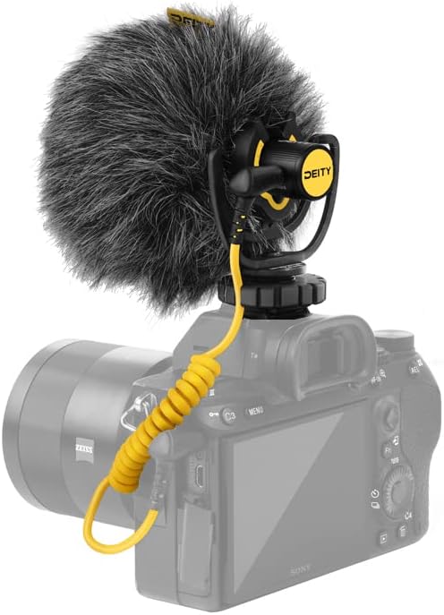 Deity V-Mic D4 Mini - Kamera-Mikrofon mit Shock Mount, leichtes Shotgun-Mikrofon perfekt für Vlog Po